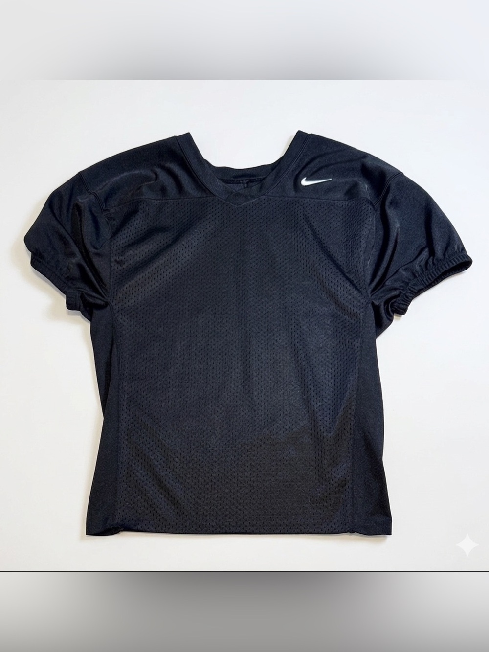 Nike Mens Black Mesh Football Jersey